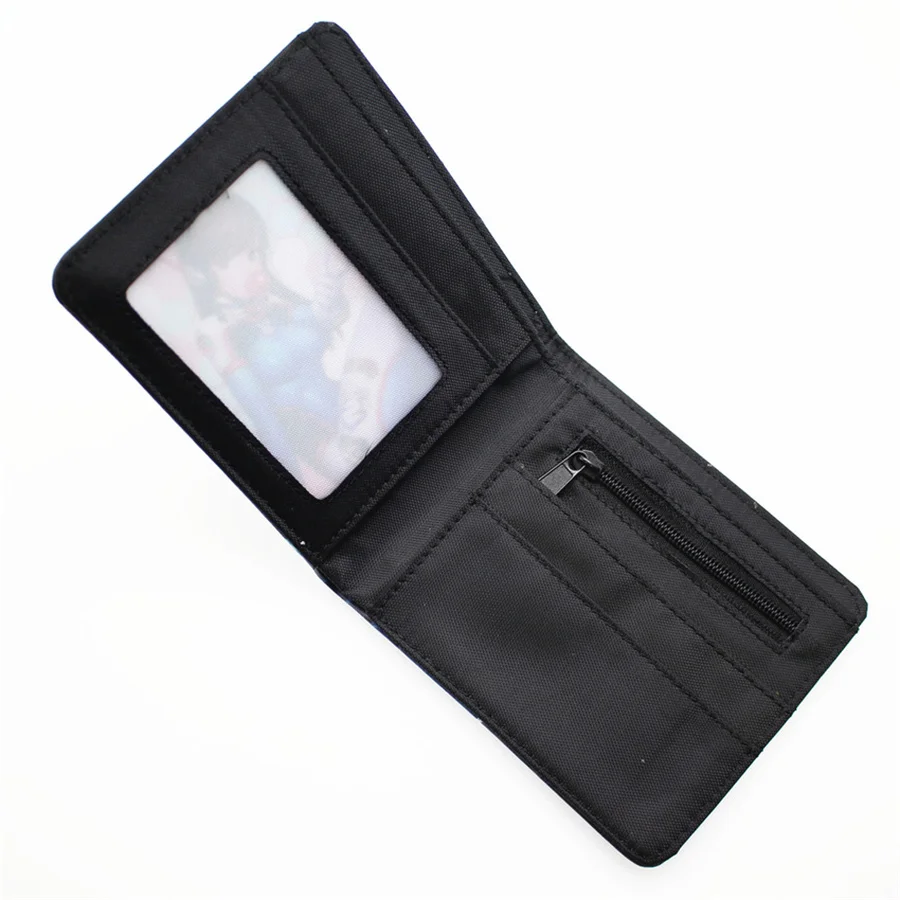 Кожаный кошелек аниме Death Note L короткий складной держатель для карт и фотографий