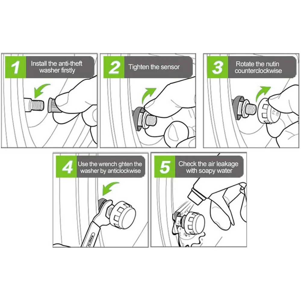 Система контроля давления в шинах TPMS умная Предупреждение Нга с USB зарядкой и 2