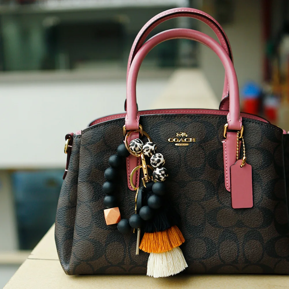 Браслеты с леопардовыми силикагелевыми бусинами брелок для женщин и мужчин