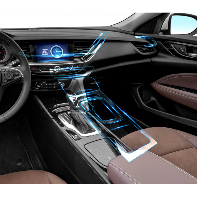 Защитная Наклейка Lsrtw2017 из ТПУ для панели снаряжения автомобиля приборной пленка