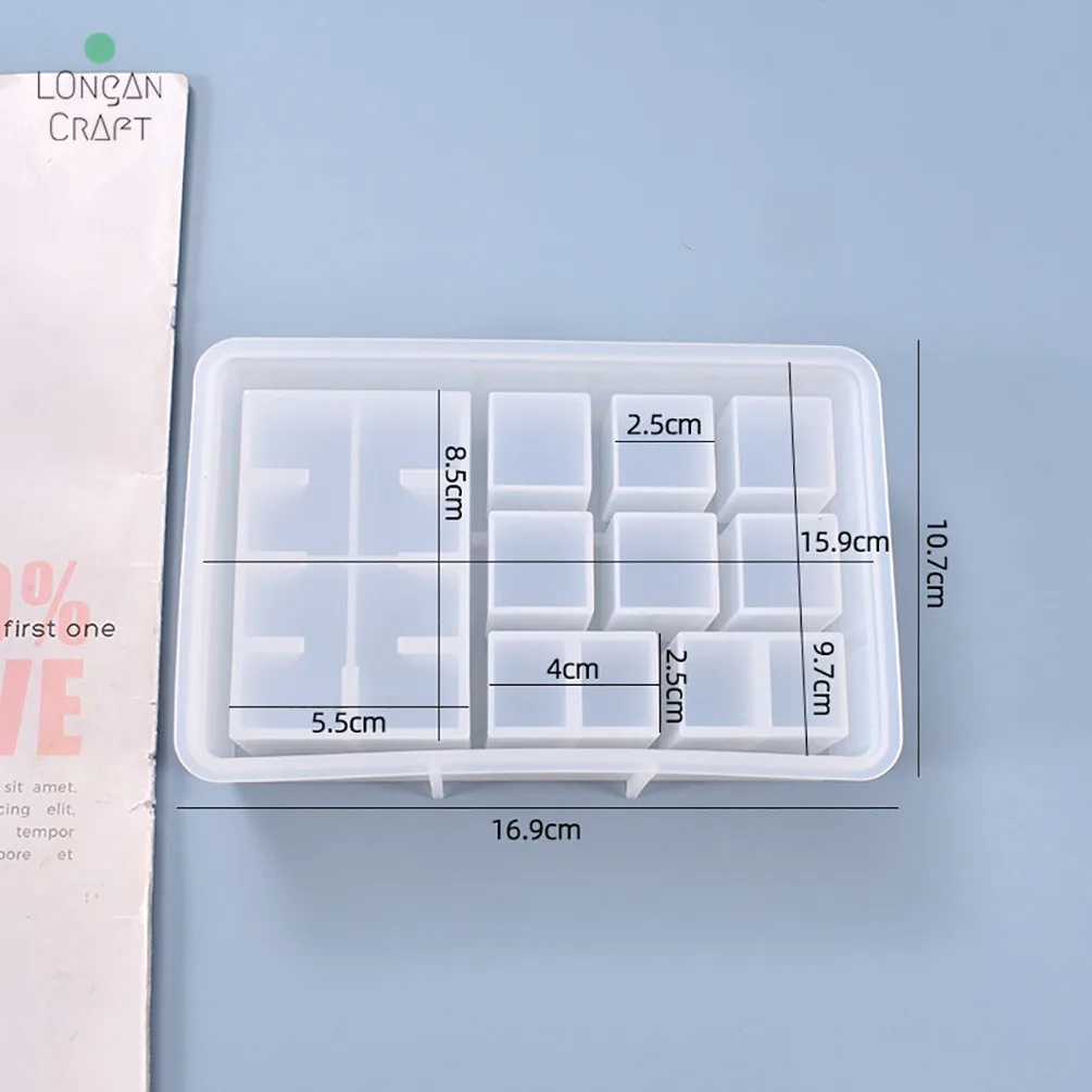 

Multi-Function Lipstick Makeup Brush Storage Box Resin Silicone Mold for DIY Crystal Epoxy Jewelry Tools Jewelry Making