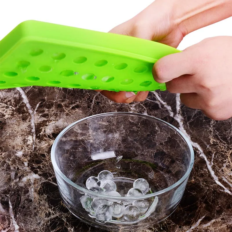 Силиконовый 40 полость вокруг шариков льда лоток для шоколадная форма выпечки