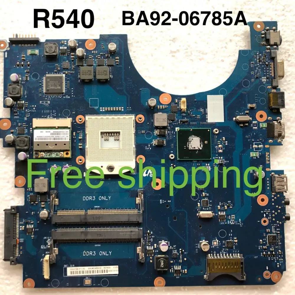 BA92-06785A для samsung NP-R540 R540 Материнская плата ноутбука BREMEN-C BA41-01219A motherboard100% полностью протестировано работы