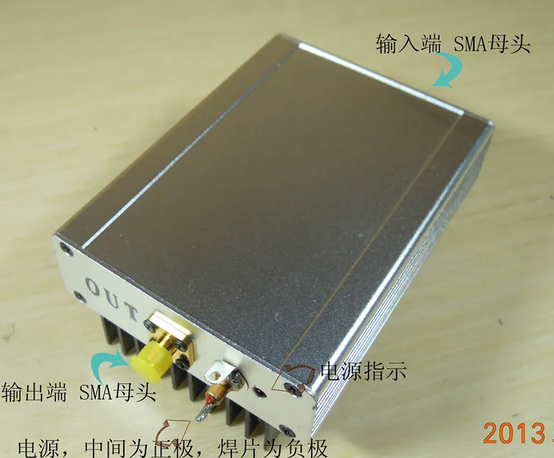 

High frequency radio frequency wideband amplifier 1MHz--130 (180) MHz 6W Power amplifier
