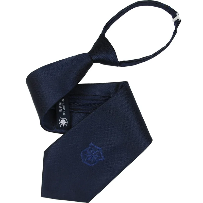 Защитный галстук на молнии нескользящая свободная пряжка для мужчин и женщин