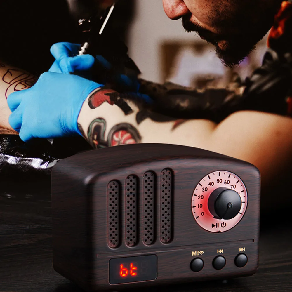 Портативный беспроводной мини-радиоприемник F808 Волшебная цветная лампа с