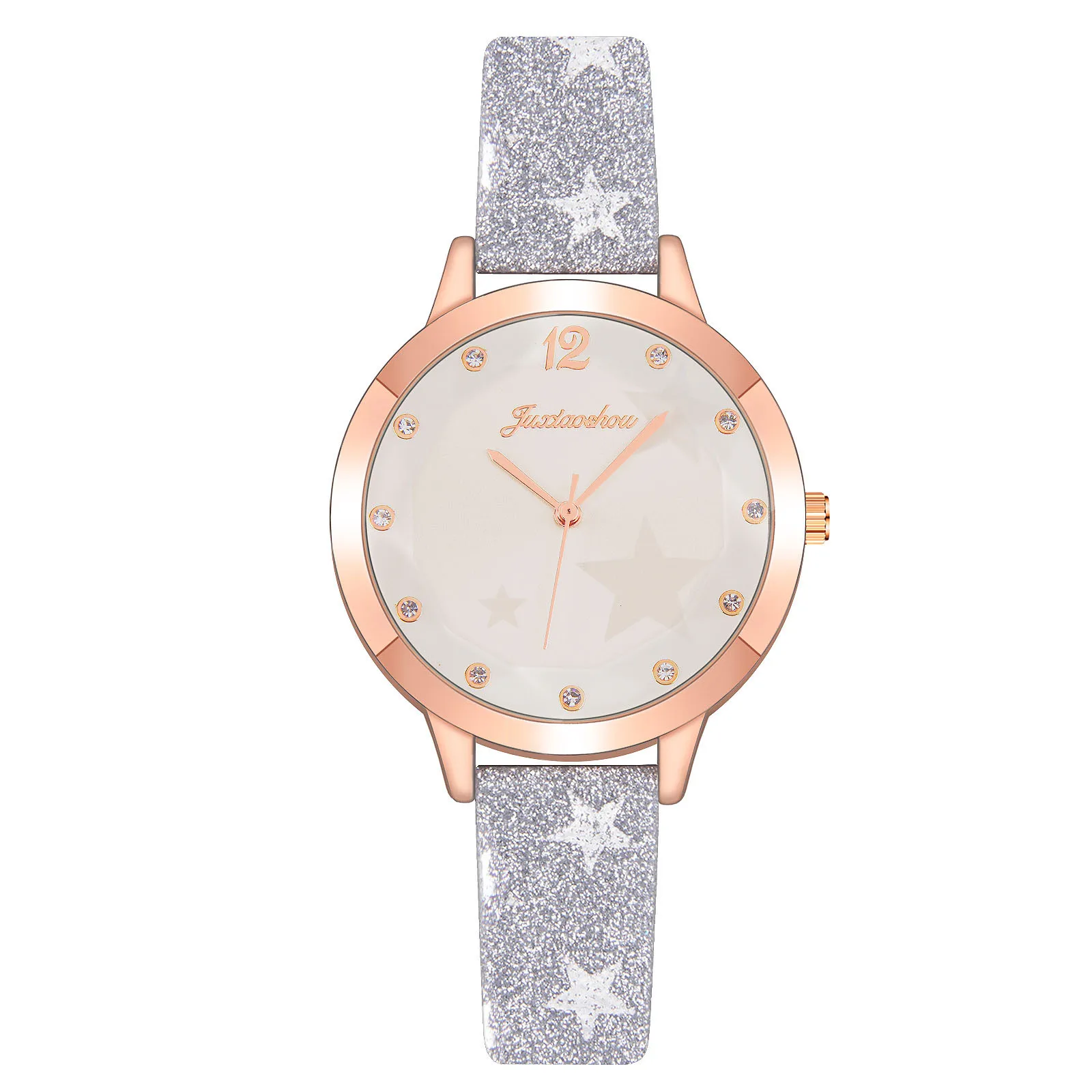 

2021 Fashion Women's Luxury Watch Sequined Wristband Multiple Colors Optional Quartz Watch Leather Strap Rotating Watch часы