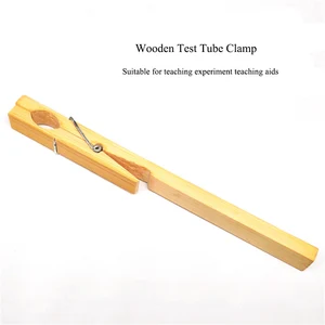 2 шт.лот деревянный зажим для пробирной трубки, стеклянный зажим для пробирной трубки, держатель, лабораторные зажимы для биологических химических экспериментов, зажимы, инструменты