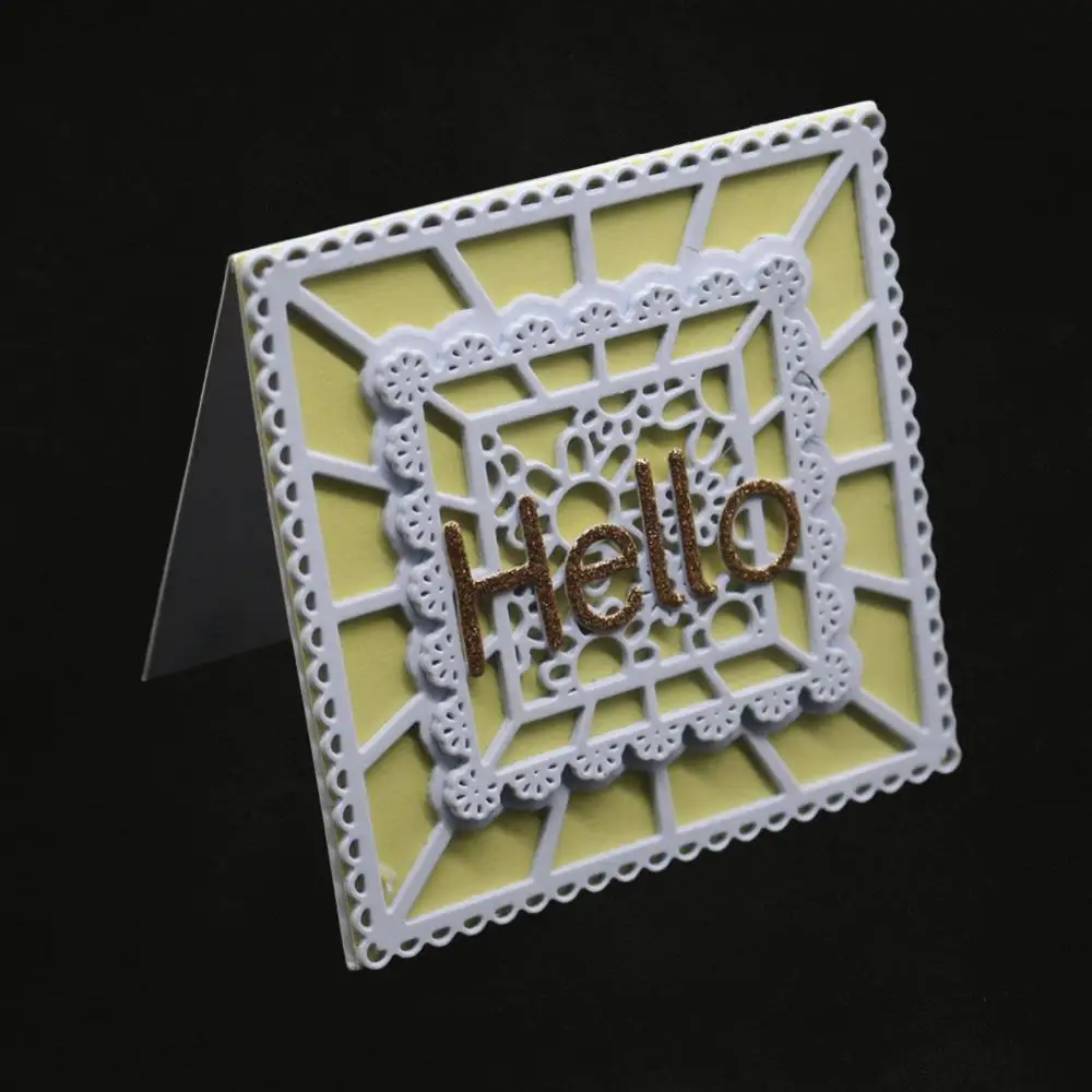 Фон металлические трафареты для пресс формы DIY альбом скрапбукинга бумага