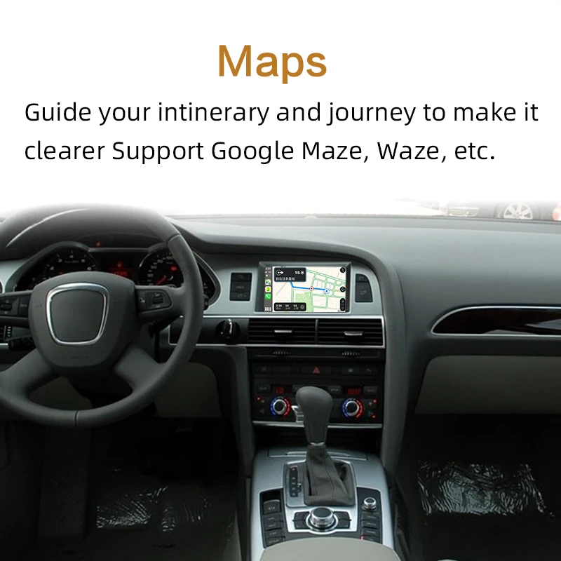 Sinairyu беспроводной Apple Carplay для Audi MMI 2G обновленный Android Mirroring Wi-Fi автомобиль играть