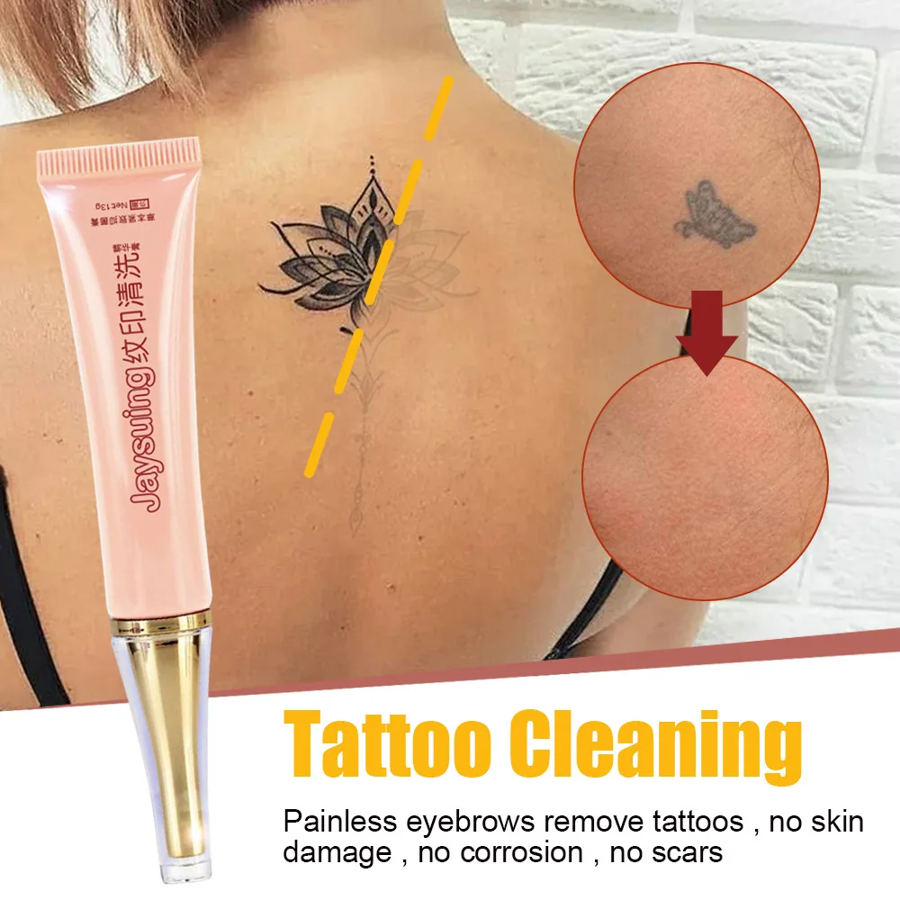 

Natural Plant Extract Permanent Tattoo Removal Cream Painless Skin Tattoo Cleaning Permanent