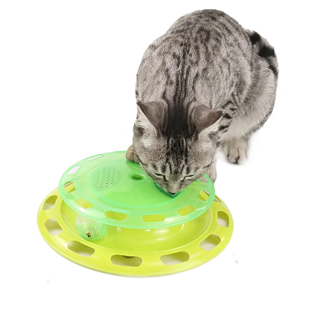 Интерактивная башня для домашних животных треки котят интеллектуальный мяч