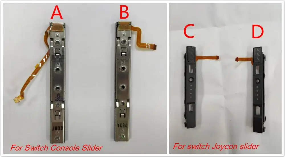 Оригинальный слайдер LR Левый Правый рельс для консоли переключателя Nintendo