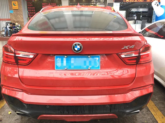 Спойлер для F26 X4 2015-2017 BMW спойлер из АБС-пластика цветной задний крыла автомобиля |