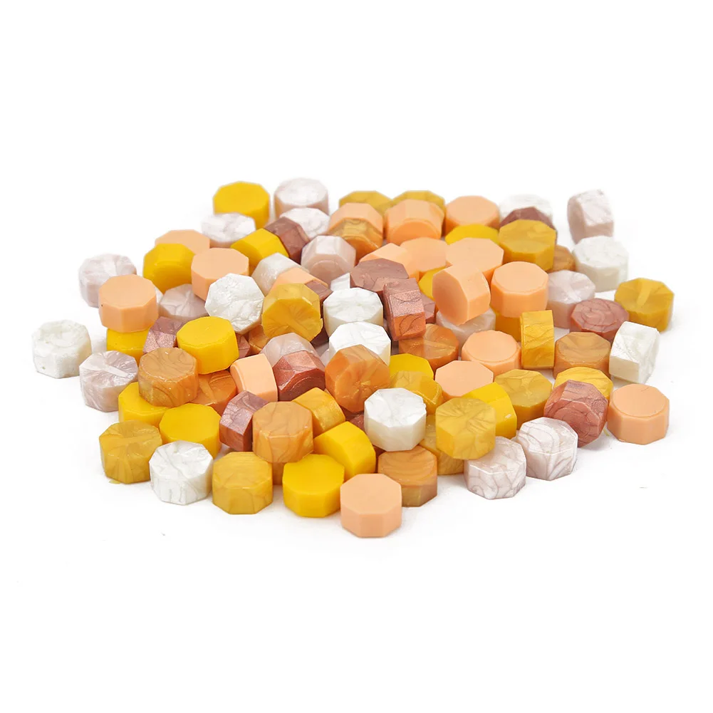 100 шт. ретро огонь картина таблетка восьмиугольник запечатывание воска штамповка