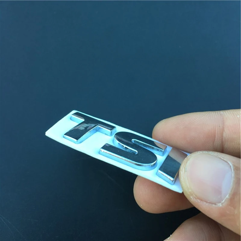 1 шт. 3D металлическая универсальная буква TSI значок-эмблема для бокового