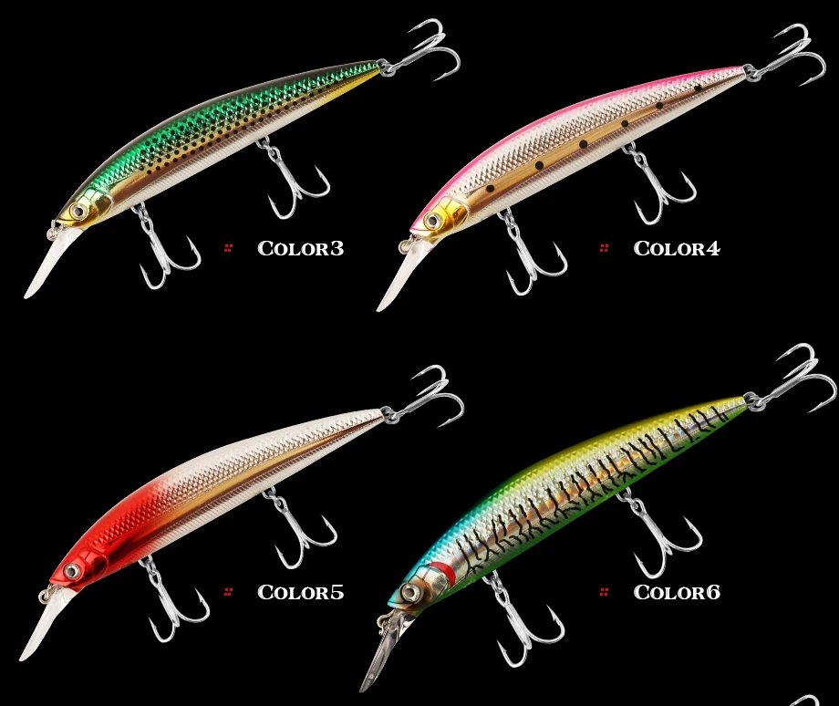 Качество 5 шт. 110 мм 37 г Minnow лазер жесткий Профессиональный морской воды SwimBait искусственные приманки оборудованные крючки Тонущая Рыбалка