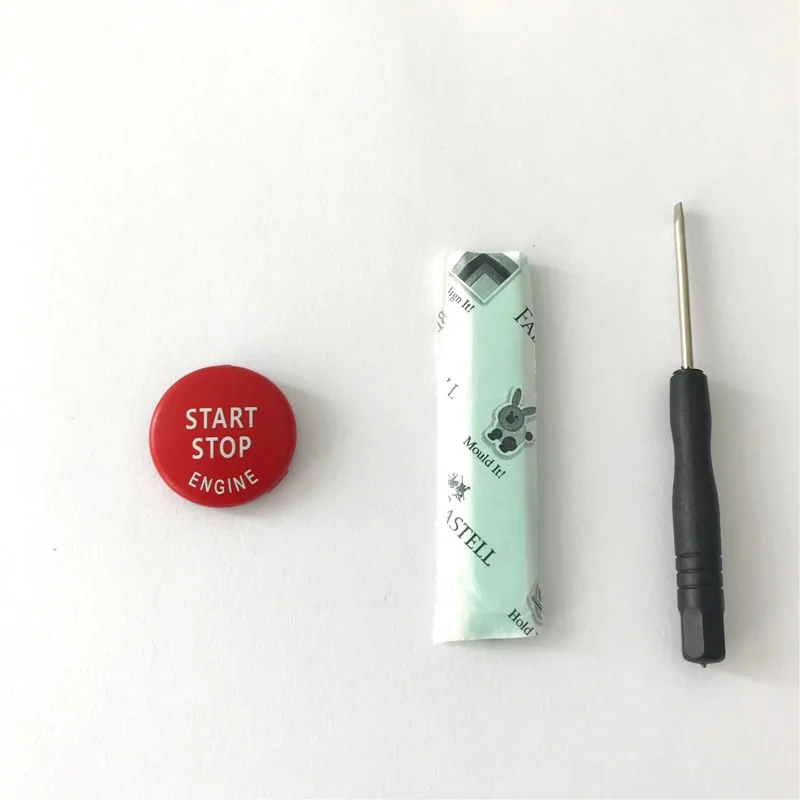 1 шт. кнопка включения и остановки запуска двигателя автомобиля сменная Крышка