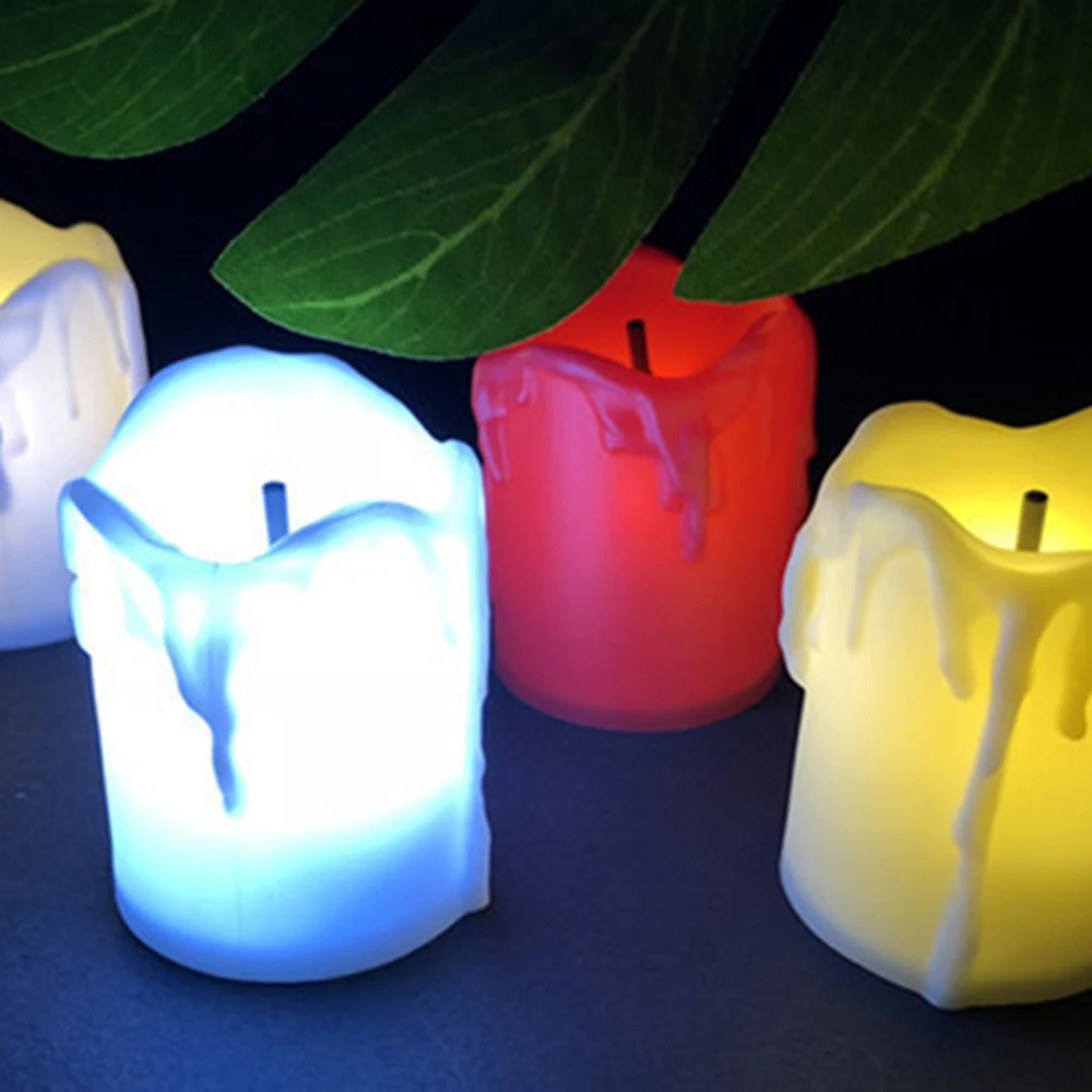 LED Моделирование свечи слеза электронный свет брак предложение признание