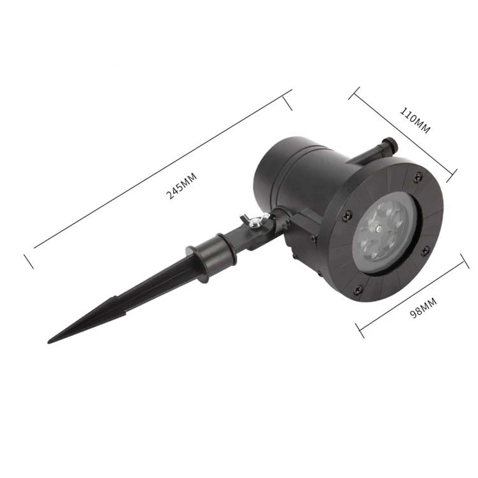 TTLIFE, Рождественский светодиодный прожектор в виде снежинок, душевой светильник, уличный ландшафтный светильник, 12 шт., Рождественский Декор, рождественские подарки