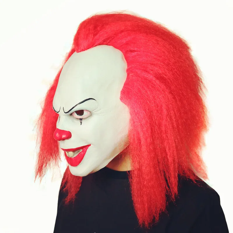 Стивен Кингс это Pennywise маски из него фильмы ужасов Slasher смайлик Джокер Джинкс