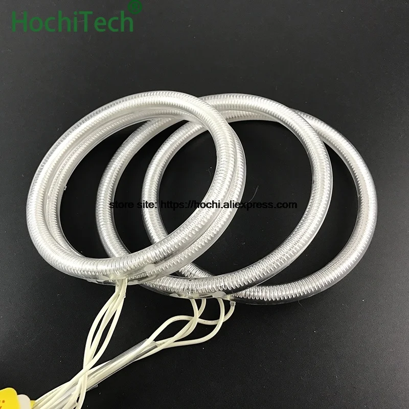 Для Land Rover Freelander 2 L359 2007 2012 4 шт. белый головной светильник гало кольца с холодным