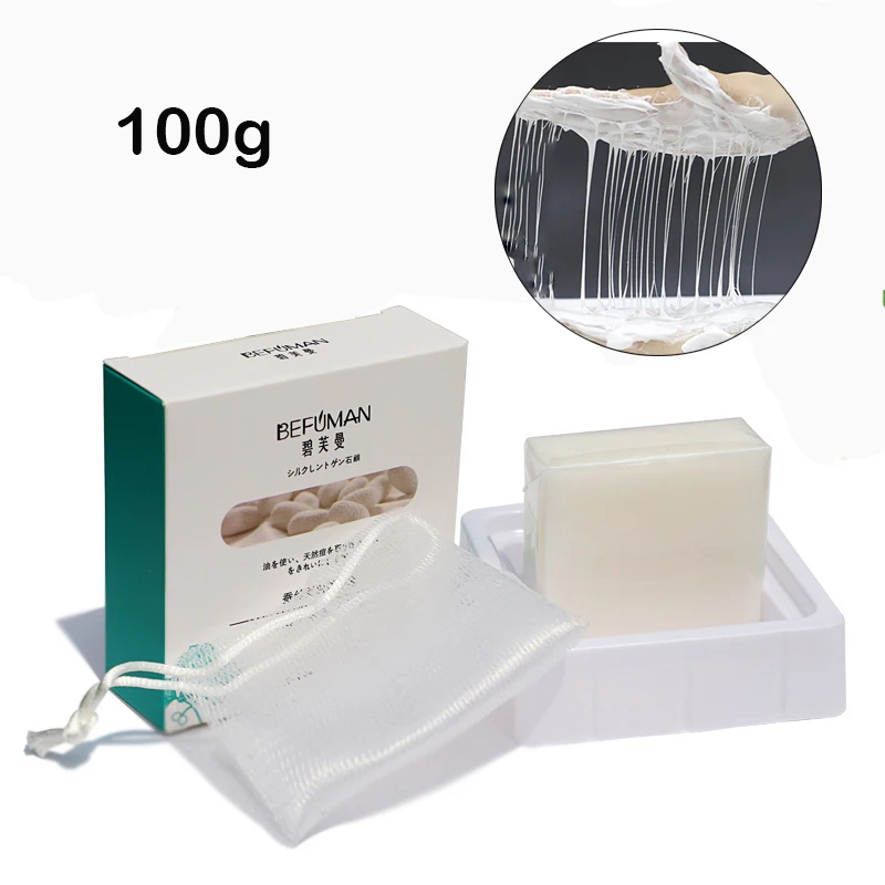 Шелковое белковое мыло для ухода за кожей 100 г | Красота и здоровье