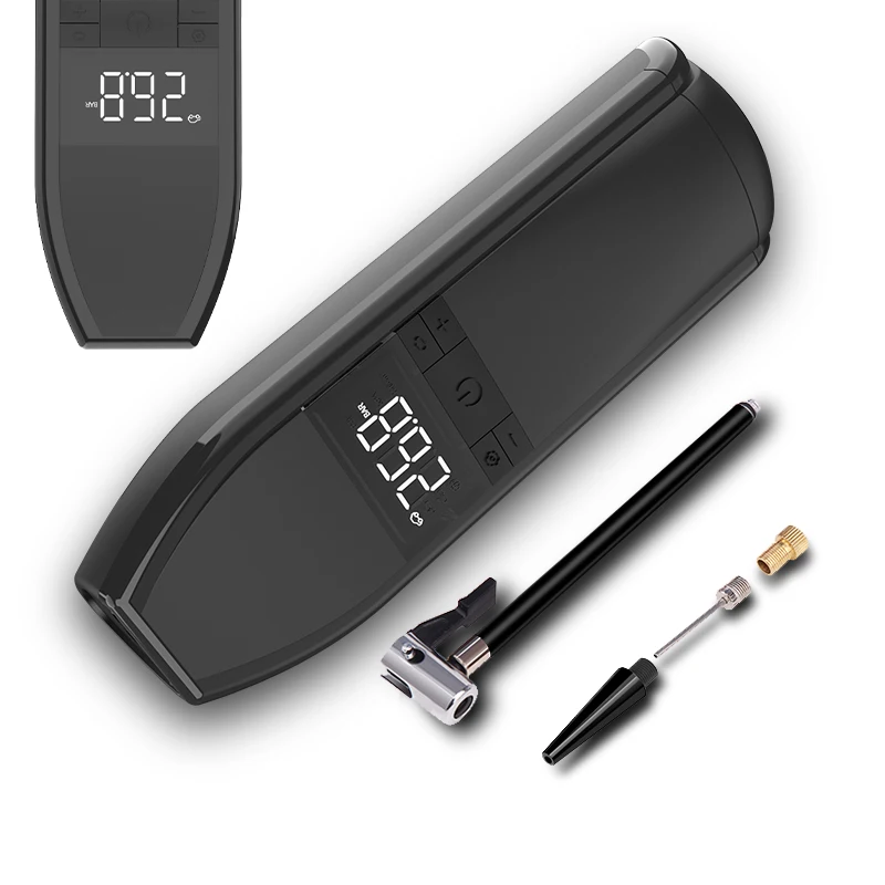 

Tire Inflator Portable Air Compressor Metal Motor Air Pump Rechargeable 150 PSI Cordless Tire Pump for Car Bike Ball Air Pump
