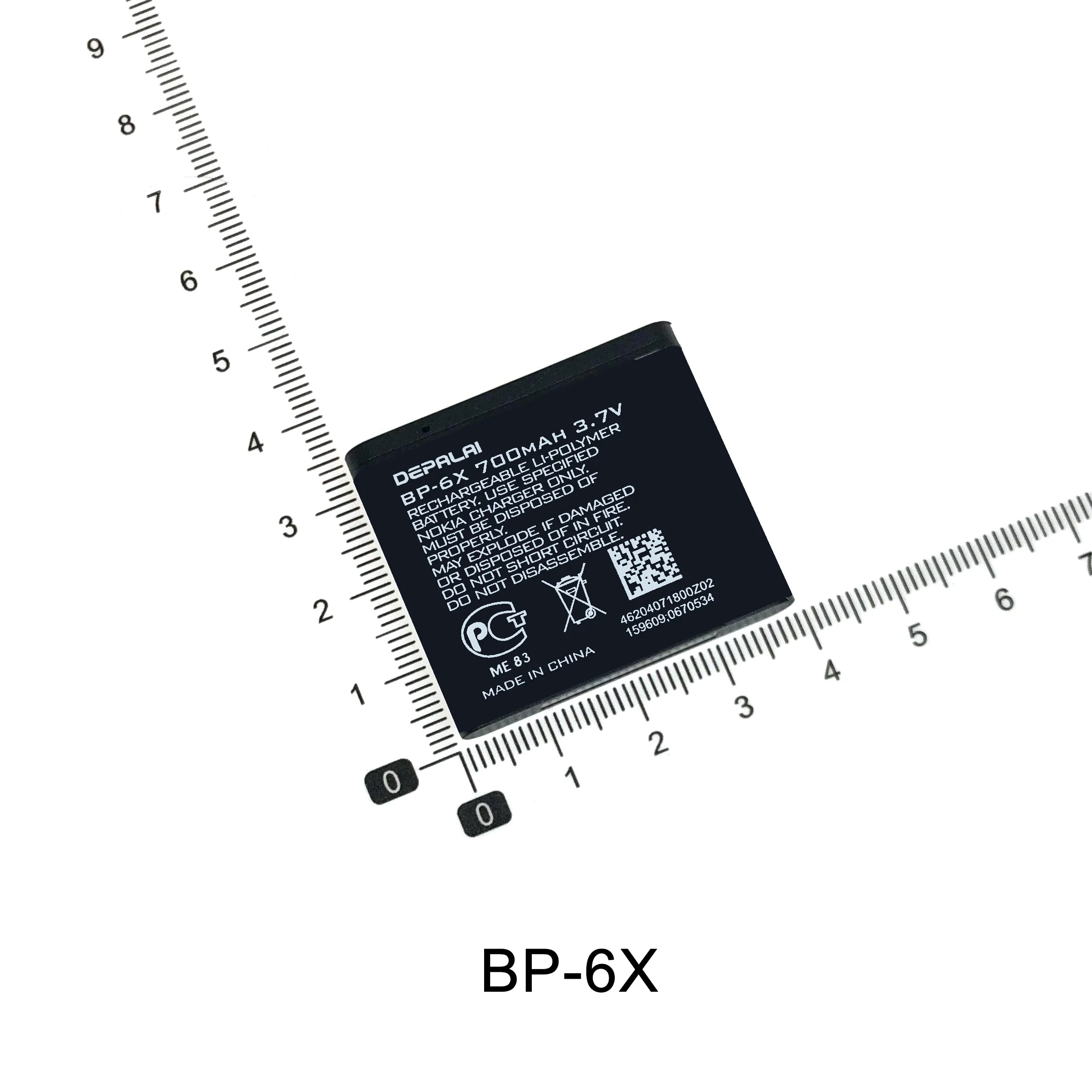 Аккумулятор для телефона BP-6X BL-6Q Nokia Asha 502 8800S Sirocco N73I 8860 6700 Classic 7900 970 мАч 6700c 6X 6Q |
