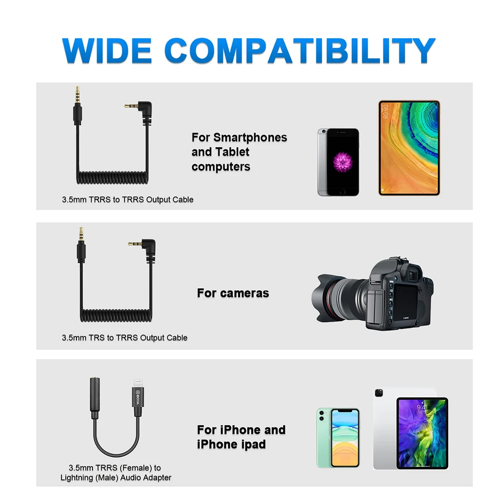 Устройство для видеосъемки на смартфоне BOYA VK-T1 с мини-штативом удлинительная