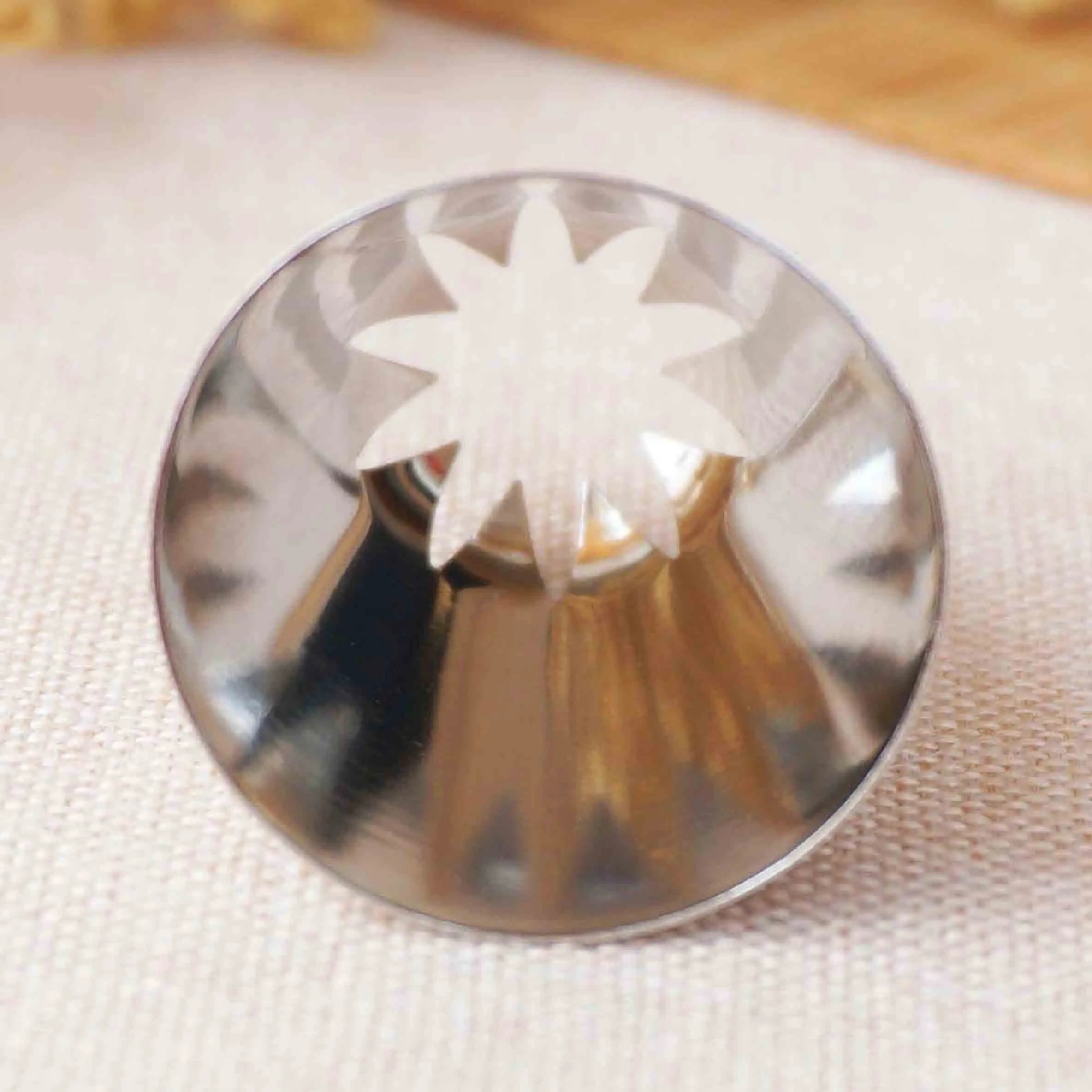 Кондитерская насадка #353 большого размера с закрытым звездами украшение торта