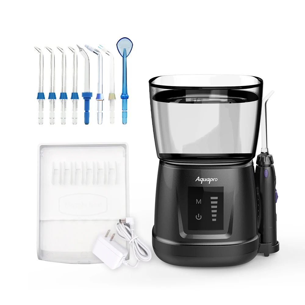 

Oral Irrigator V700P Waterproof IPX7 Teeth Cleaner 1000ml Capacity Water Flosser Portable Dental Oral Flosser With 8pcs Jet Tips