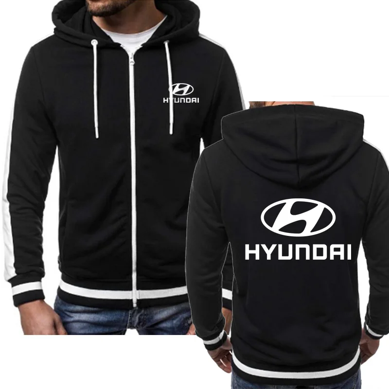 Мужские толстовки Hyundai автомобильный брелок с логотипом рисунком модная на