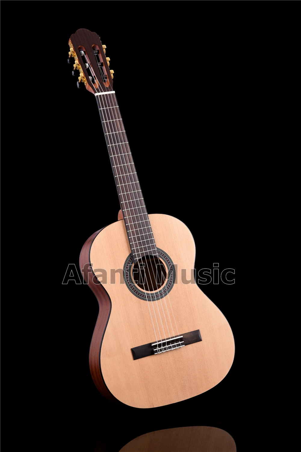 Afanti Музыка 36 дюймов красная сосна и Сапеле Классическая гитара(ACL-1563