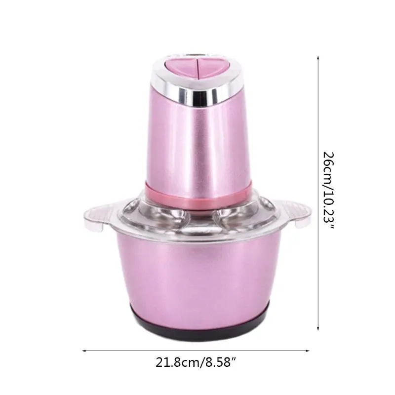 

Electric multi-function meat grinder, 2L stainless steel food shredder for meat