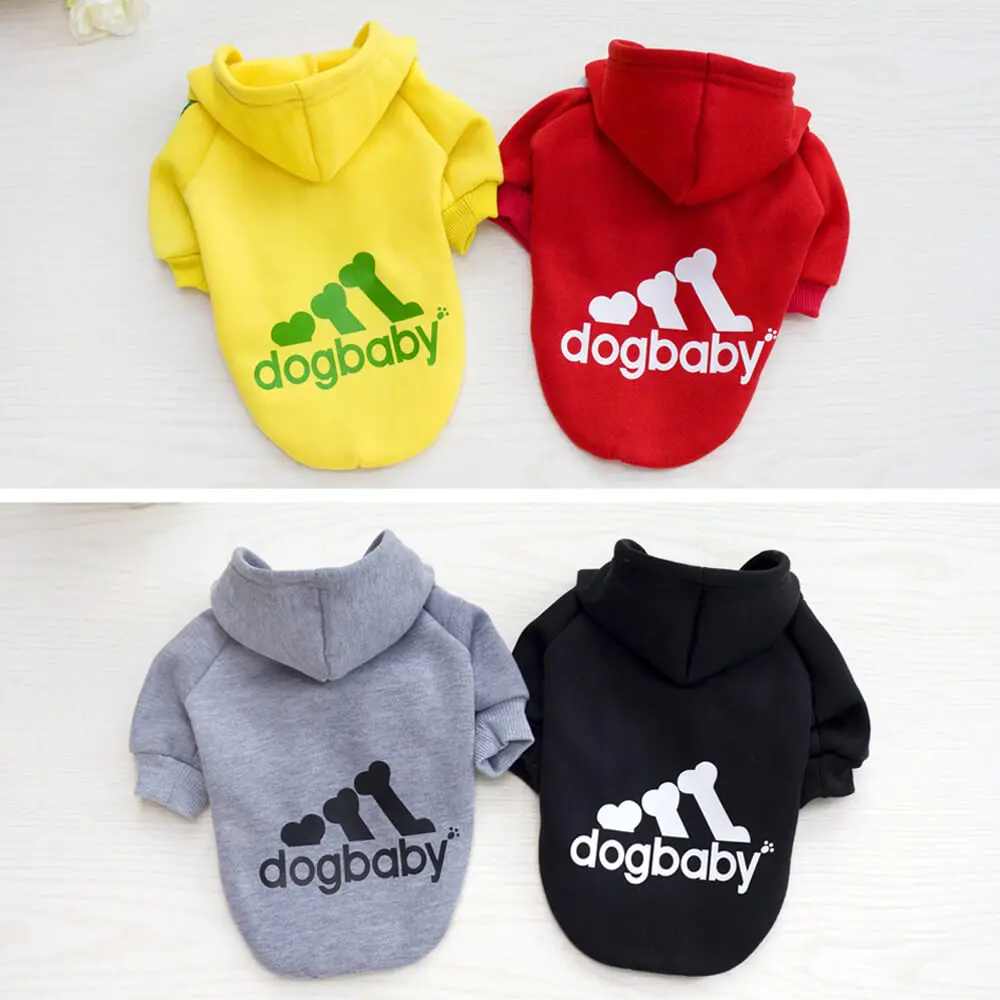

Cotton Material Autumn And Winter Simple Style Comfortable Pet Dog Sportswear Puppy Clothes