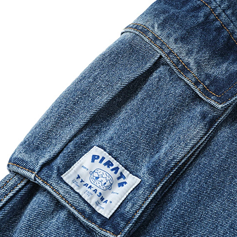 Harajuku Winter New Women's High-quality Design Jeans Fashion Tide Full Length High Waist Women's Pants Pocket Straight Pants