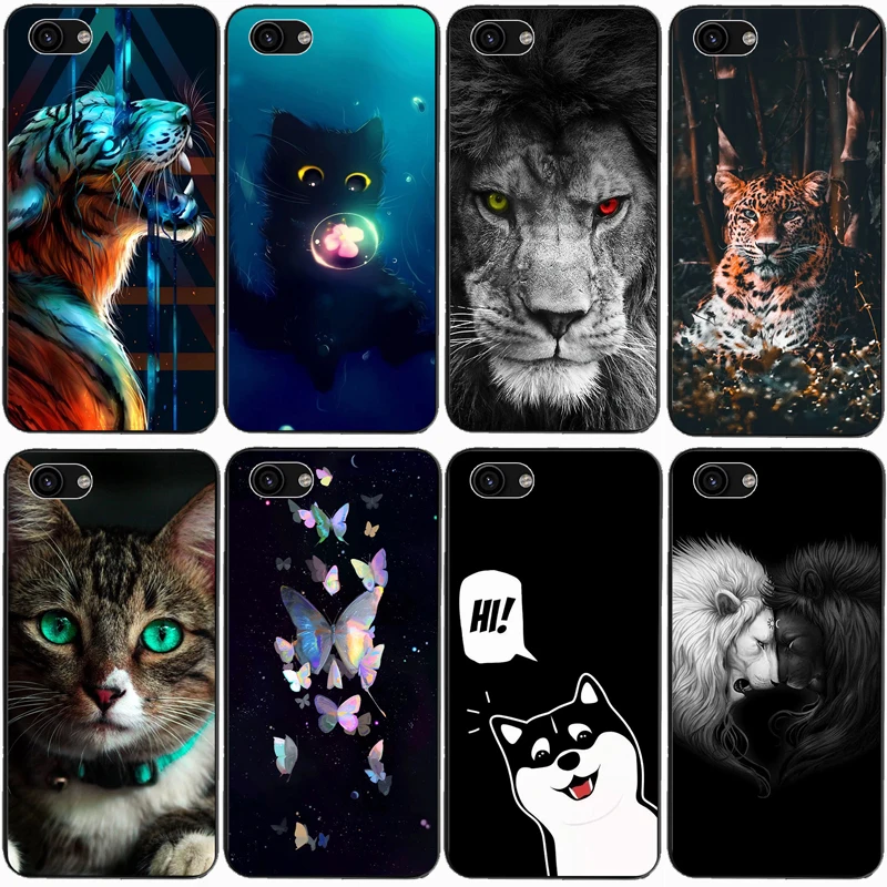 Компактный чехол для Sharp Aquos R, мягкий силиконовый чехол с рисунком розы, волка, для Sharp Aquos R SHV39, высокое качество