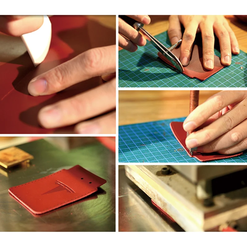 Стайлинг автомобиля кожаный чехол для ключей защитный ручной работы держатель