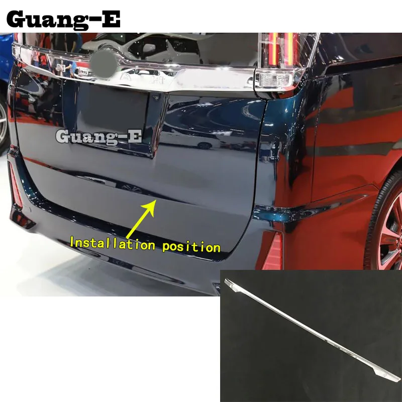 

Наклейка на заднюю дверь автомобиля, рамка для задней двери, накладка на лампу, панель для Toyota Noah Voxy 80 серии 2014, 2015, 2016, 2017, 2018