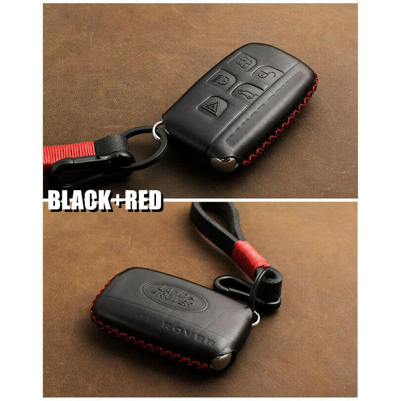 Кожаный чехол для ключей ручной работы автомобиля Land Rover Range Evoque Discovery кожаный
