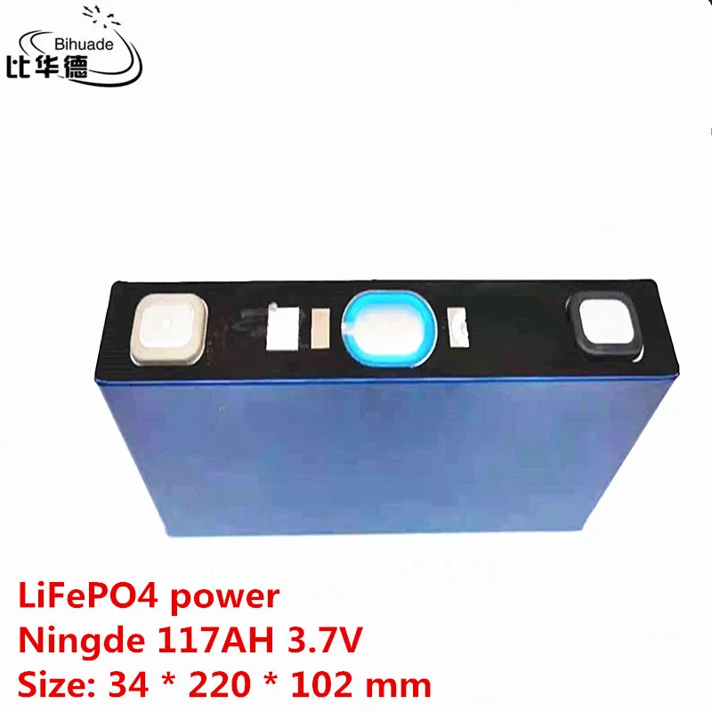 

LiFePO4 power 117AH 3.7V 34*220*102mm equipped with outdoor suitable for electric forklift, RV energy storage, on-board powe