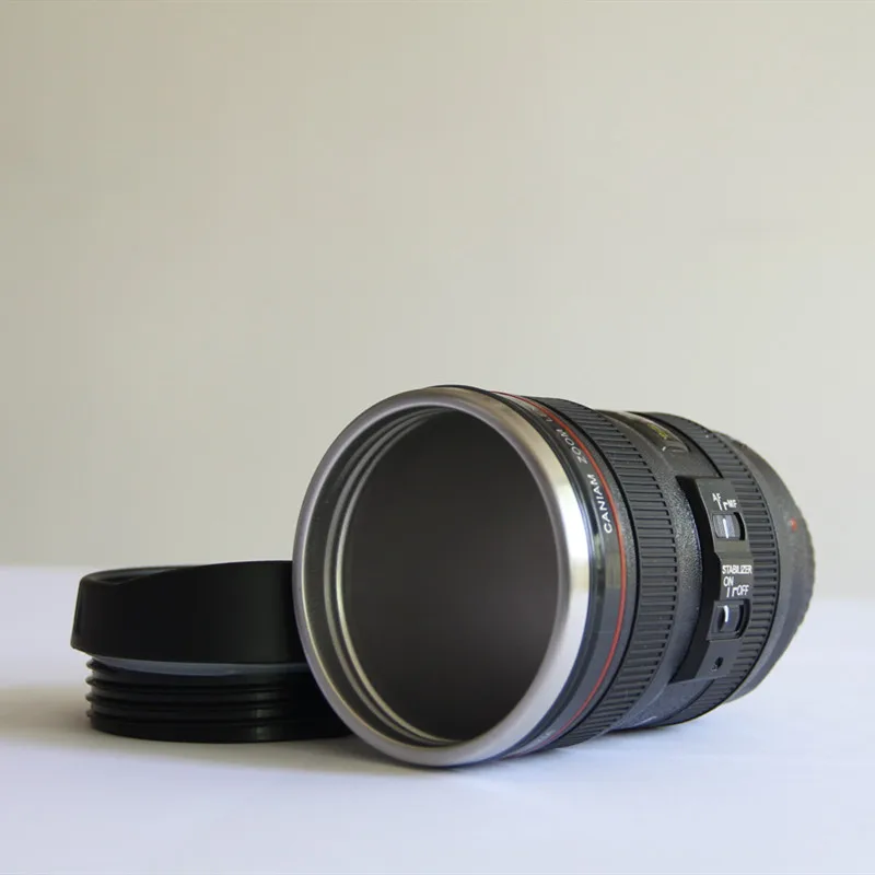 400 мл семейная чашка для молока кофе Дорожная кружка из нержавеющей стали черная