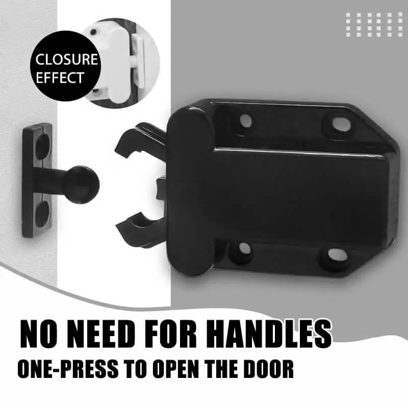 Дверная сенсорная защелка переключатель блокировки дверей шкафов механический