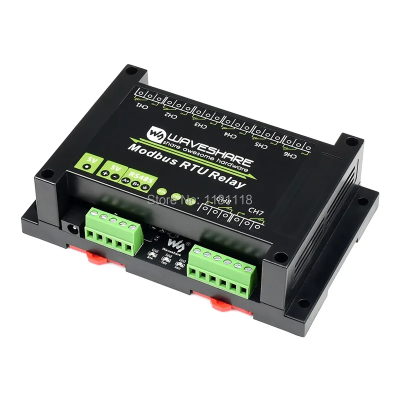 8 полосный релейный модуль Modbus RTU интерфейс RS485 с несколькими изоляционными
