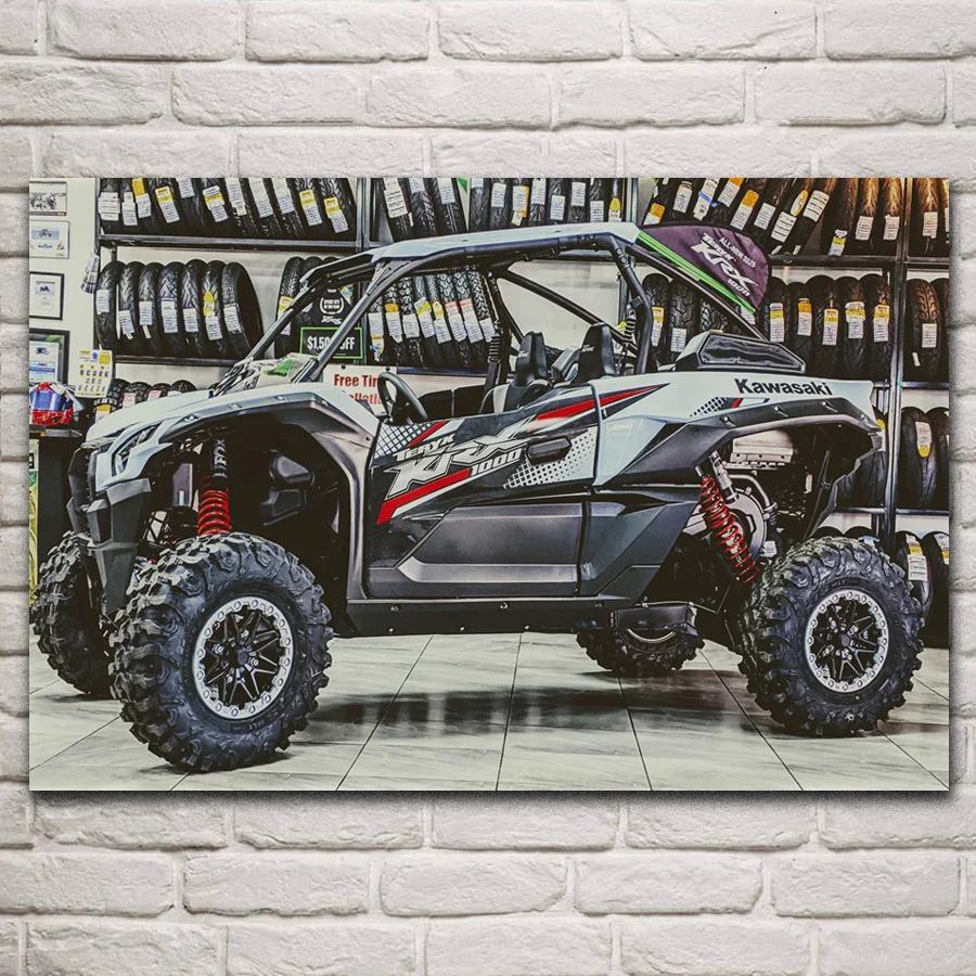 

Cool krx 1000 bikes atvs sport vehicle fanart fabric posters on the wall picture home art living room decoration KN238