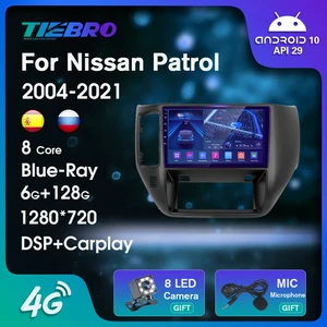 2din android10 car radio for nissan patrol 2004 2021 blu ray ips bluetooth player gps navigation auto radio no 2din dvd carplay free global shipping