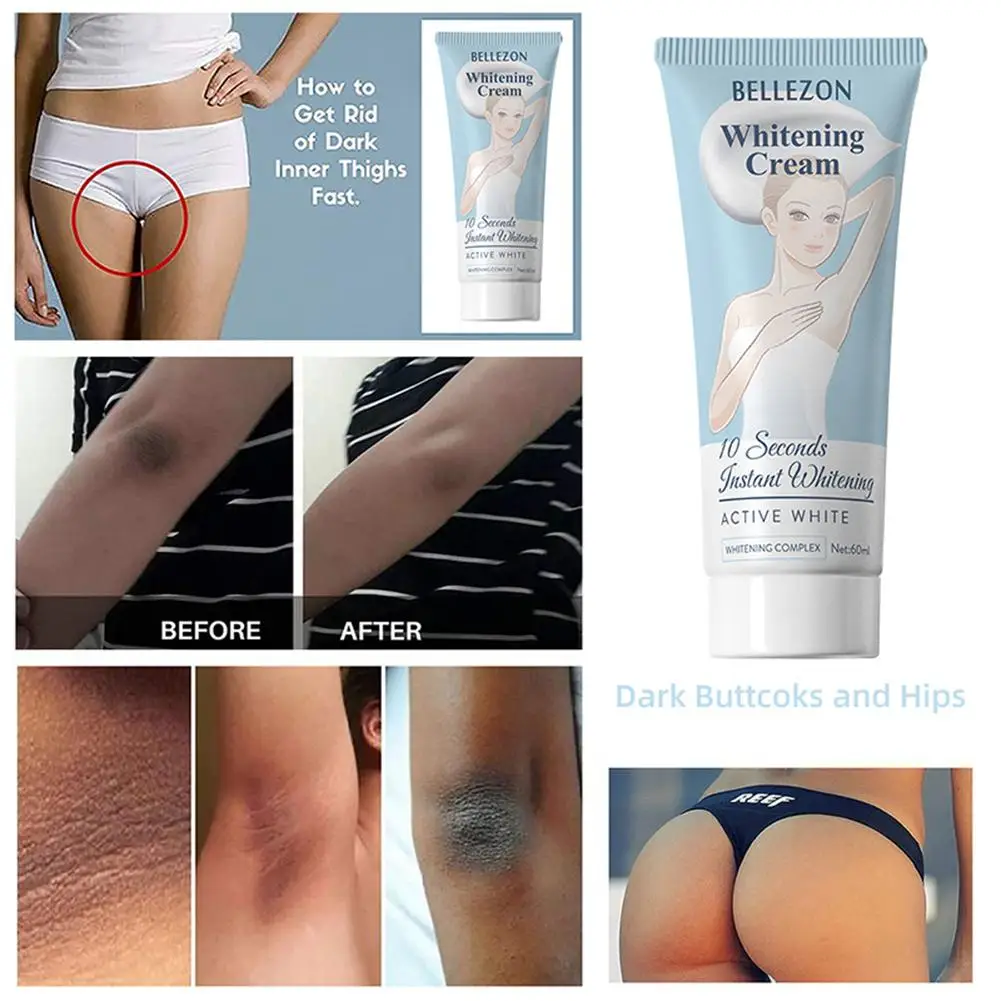 

Underarm Whitening Cream Legs Knees Private Parts Armpit Whitening Body Creams Moisturizing Nourishing Essence