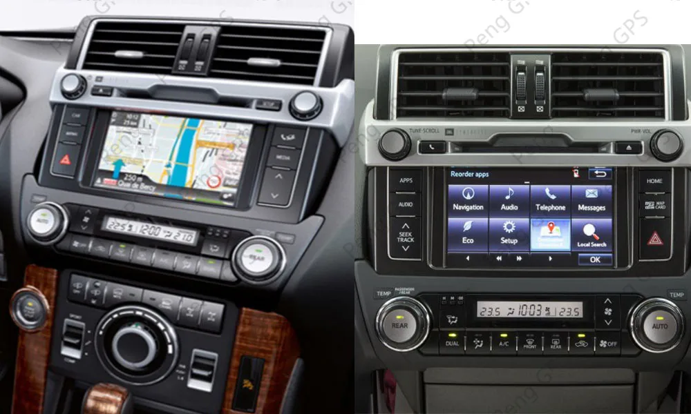 Android 10 0 GPS-навигатор радио DVD-плеер для Toyota Prado 2014-2017 видеоплеер стереоголовка