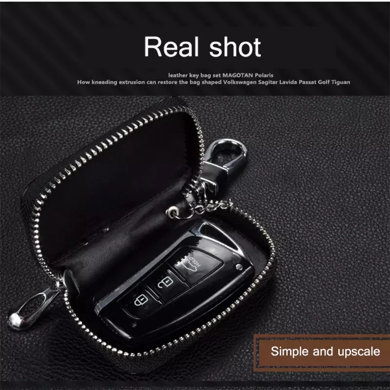 

For Great Wall Haval/Hover H1 H2 H6 H7 H4 H9 F5 F7 F9 H2S Leather Remote Car Key Case Key Cover With Car Logo Car Accessories